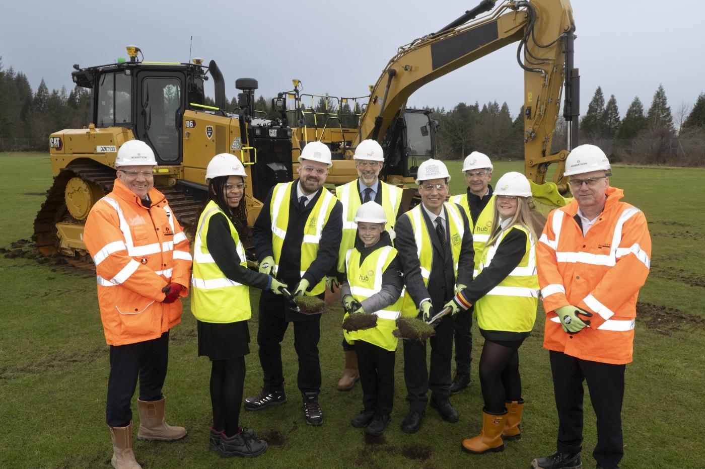 Robertson commences the new Hazlehead Academy Campus