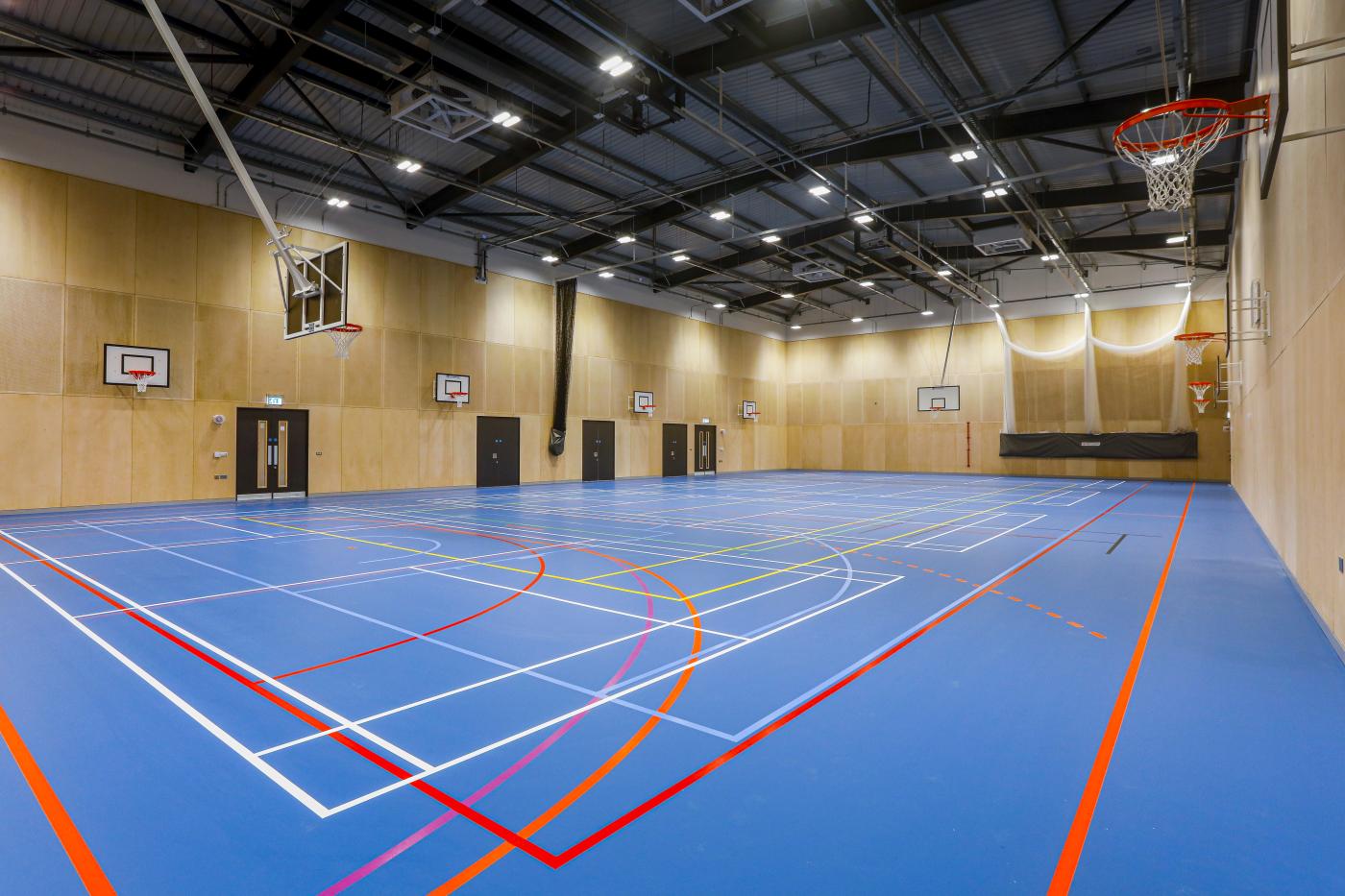 New sports facility at The King Edward VI School, delivered by Robertson