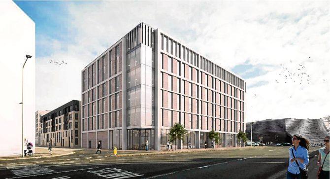 Cooper Cromer CGI Dundee waterfront mixed use development