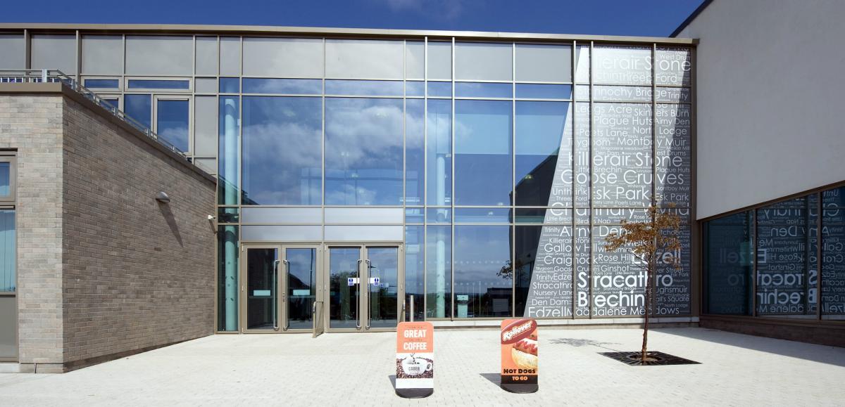 Brechin Community Campus entrance