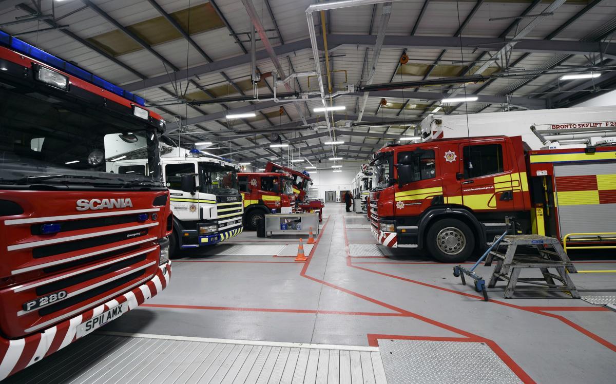 Scottish Fire Service workshop Dundee