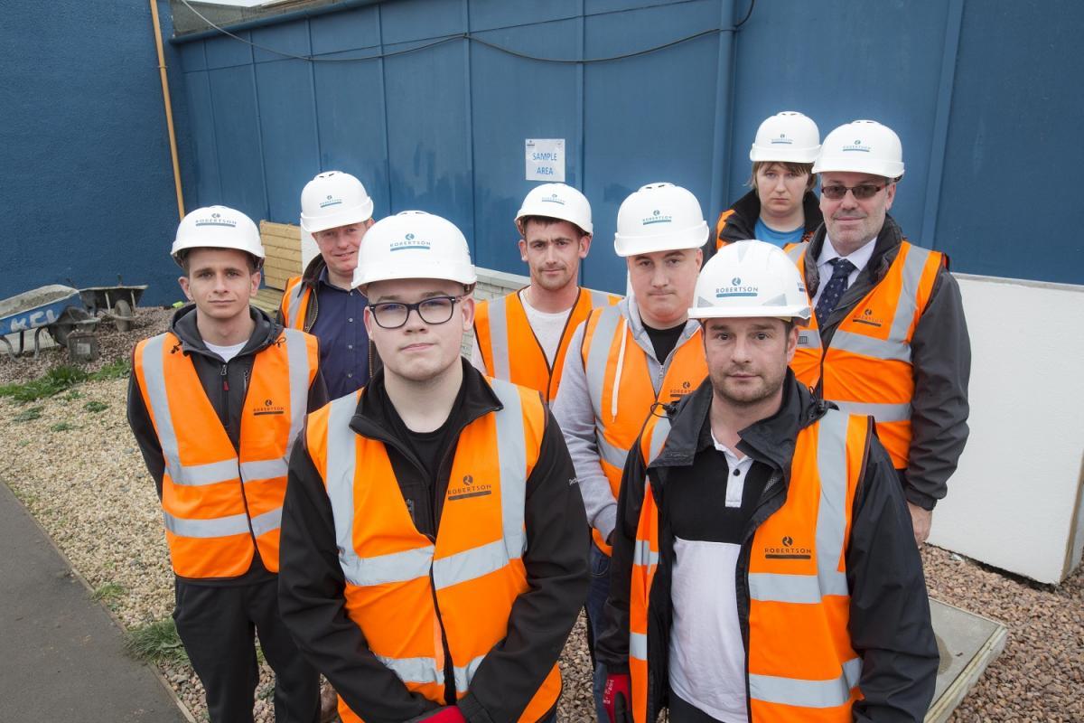  JCP clients are joined by JCP, Robertson and CITB employees