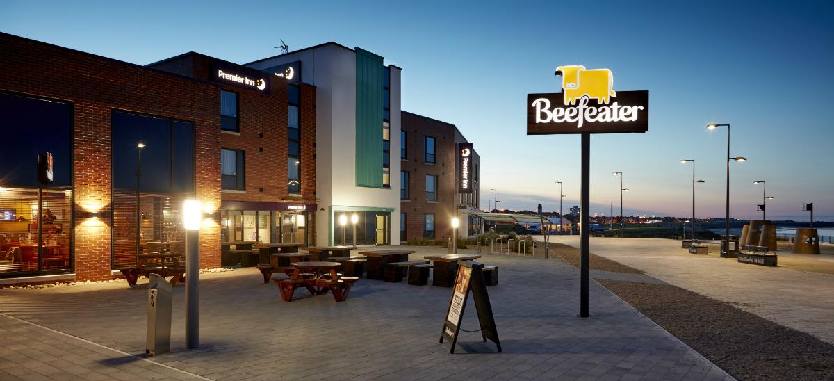 Premier Inn Whitley Bay seafront regeneration