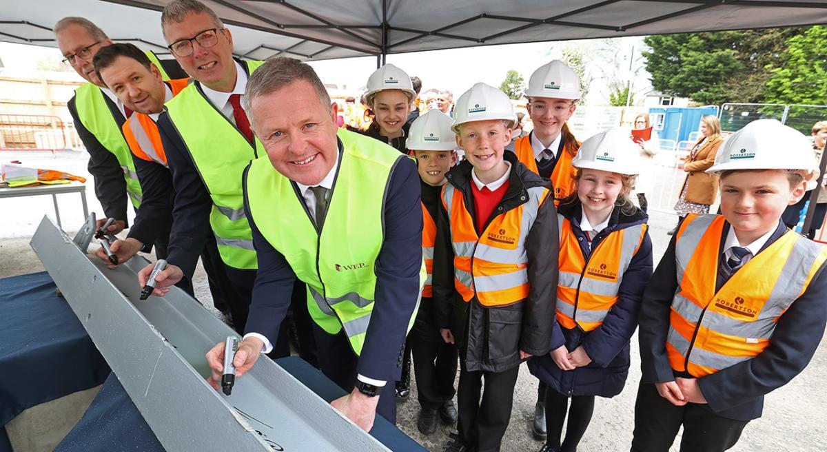 Sustainable construction Myndd Isa Campus Robertson Group