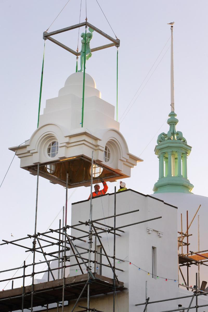  Dancing Ladies restoration, Spanish City Dome