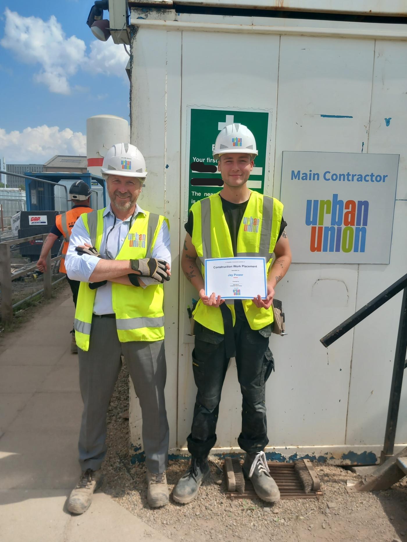 Urban Union a regeneration business owned by Robertson work placement