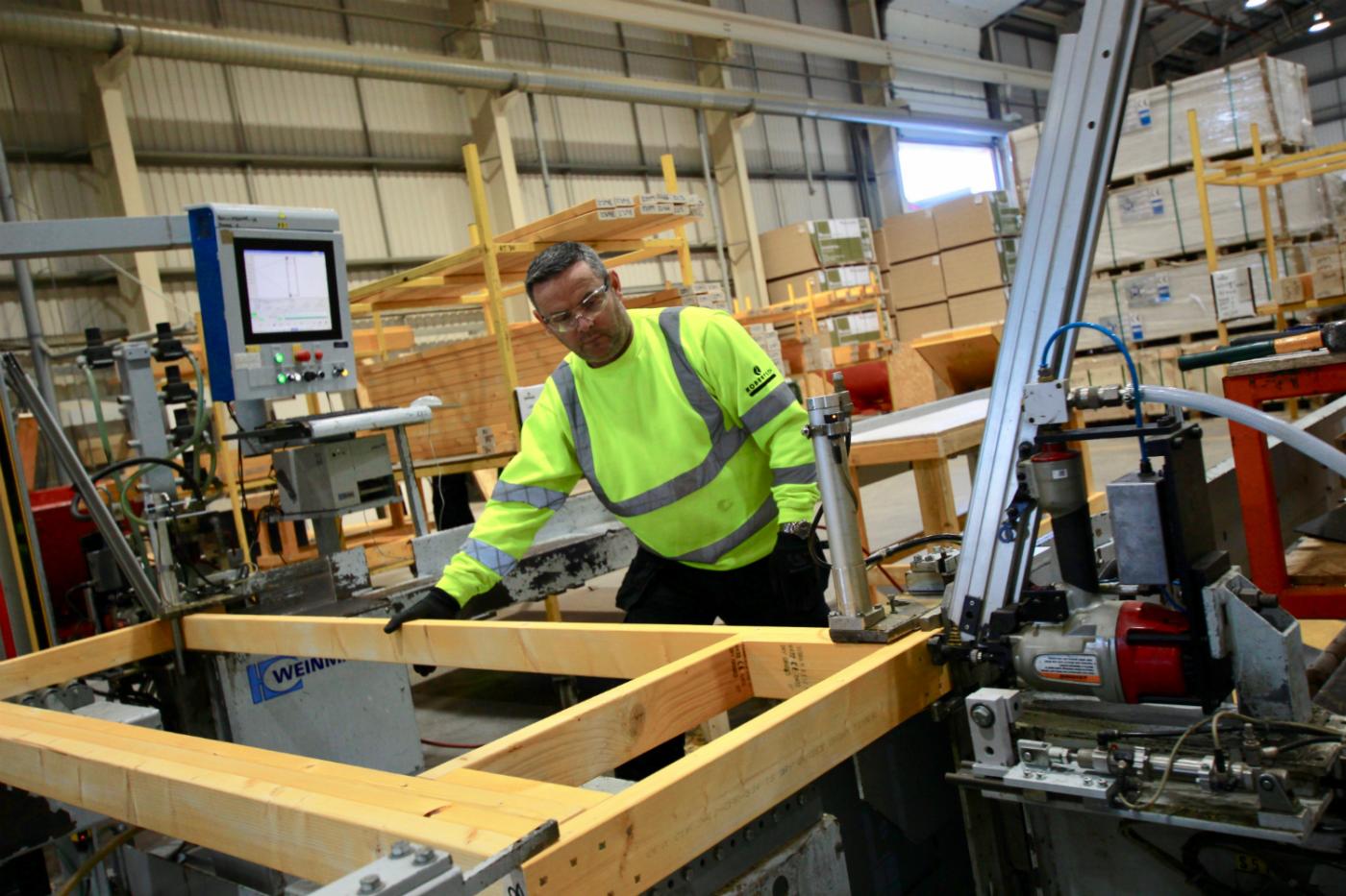 Timber engineering timber frames manufactured off site