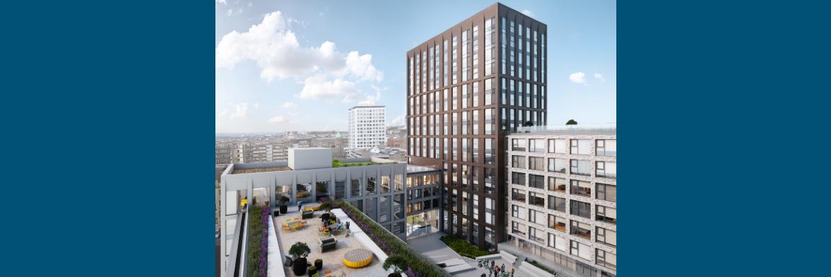 The exterior of Holland Park, Glasgow.